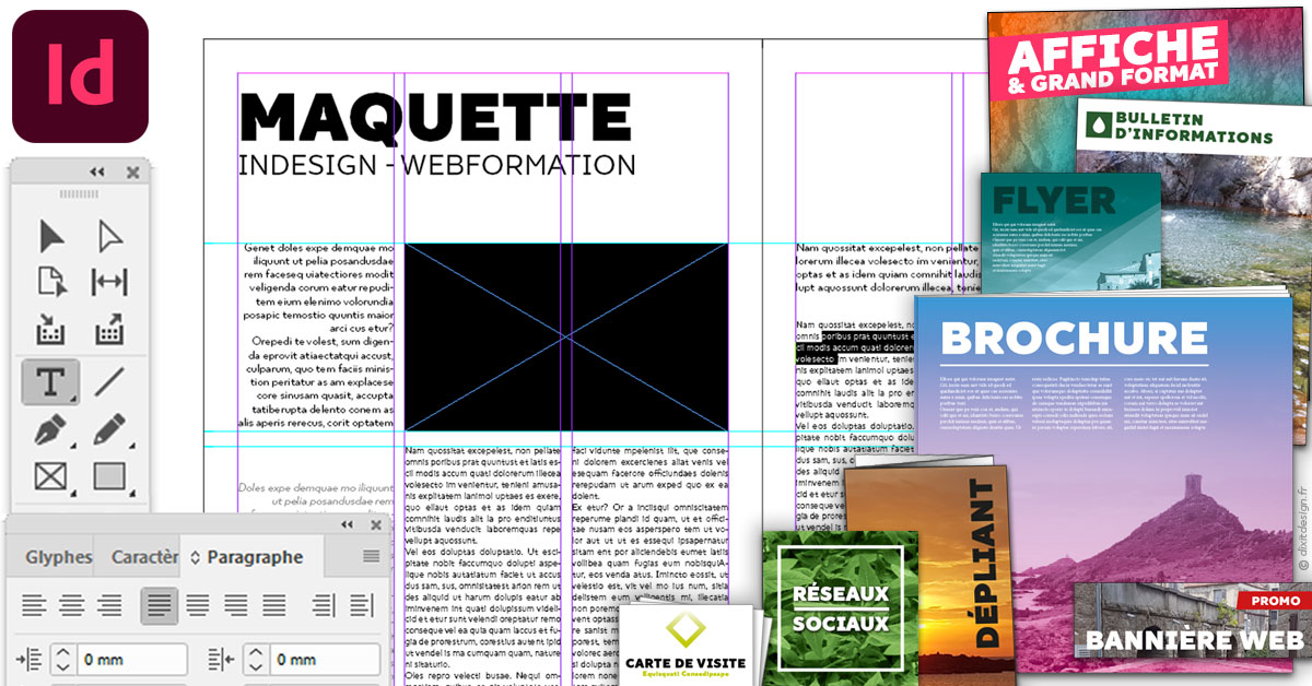 Formation Communication graphique avec InDesign et Photoshop